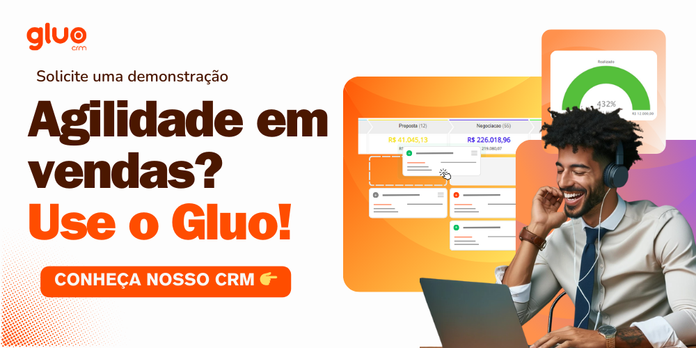 cta para solicitarem demonstração do Gluo CRM