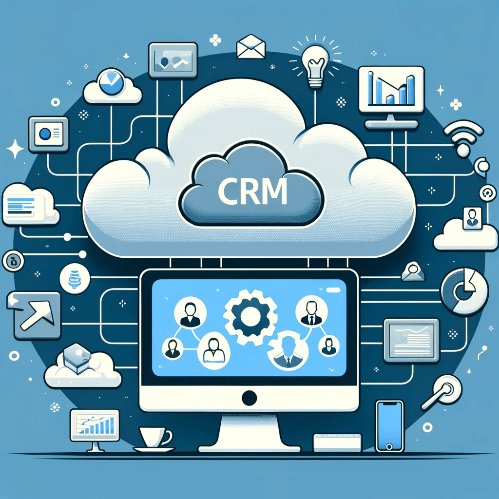 imagem representativa de um crm em nuvem